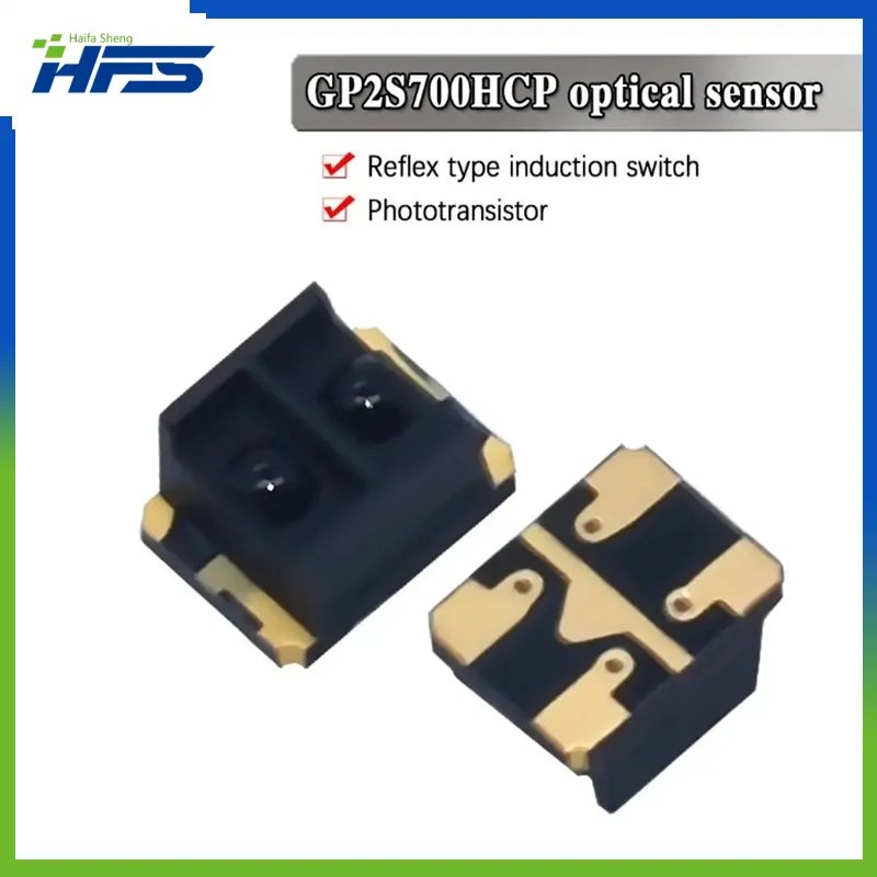

GP2S700HCP SMD4 GP2S700HCP04 GP2S700 Detecting Distance : 3mm Phototransistor Output, Compact Refl ective Photointerrupter