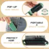 20Pcs Travel Brush Compact Portable Folding Hair Brush with Mirror Bulk Pocket Travel Size Mini Hair Brush for Men Women 3