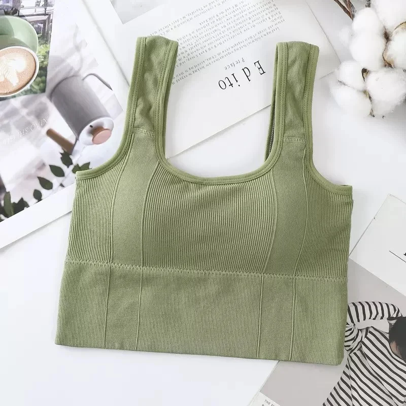 1/2/4Pcs Sports Bra Anti-Sweat Fitness Top Women Seamless Yoga Bra Shockproof Crop Top Push Up Sport Bra Gym Workout Top 6
