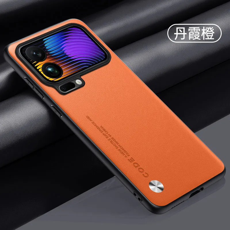 Luxury Business Sheepskin Leather PU Phone Case - All-Inclusive Lens Back Cover
