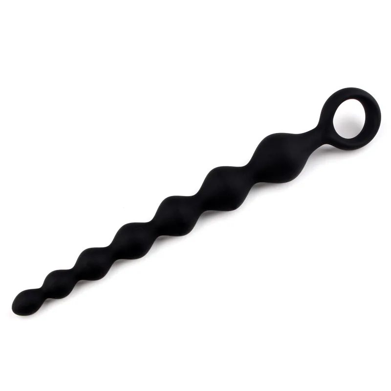 Anal Beads Silicone Prostate Stimulator And Butt Plug For Adults_voghion.com