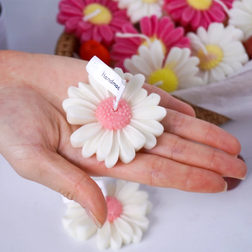 5 Stampi In Silicone YGCHEN A Forma Di Fiore Margherita Per Torte, Cioccolato, Sapone