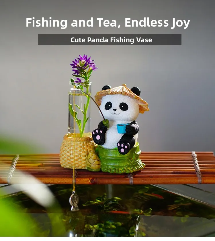 Creative F Book Reading Glass Vase Simulation Dry Flower Holder Cute Living Room Table Test Tube Flower Pot Decoration