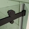 Shower Door, 56-60 in. W X 74 in. H, Frameless Sliding, Reversible Installation, Clear SGCC Tempered Glass, Bathroom Shower Door 5