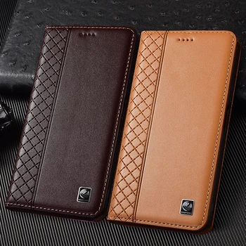 Napa Genuine Leather Case For Xiaomi Poco X3 X4 X5 X6 X7 F4 F5 F6 F7 M3 M4 M5 M5S M6 M7 Plus Pro GT Phone Cover Cases
