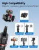 Selfieshow Flexible 360 Ball Head Portable Travel Tripod Cell Phone Stand Clip Selfie Stick Tripe for Live Streaming Vlogging 3
