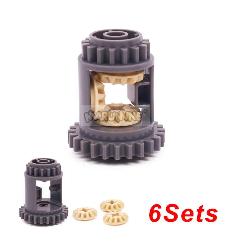 Marumine Differential Gear MOC Technology Bricks Parts for Car 65414 65413 62821 6589 6573 Compatible Building Block Accessories 2