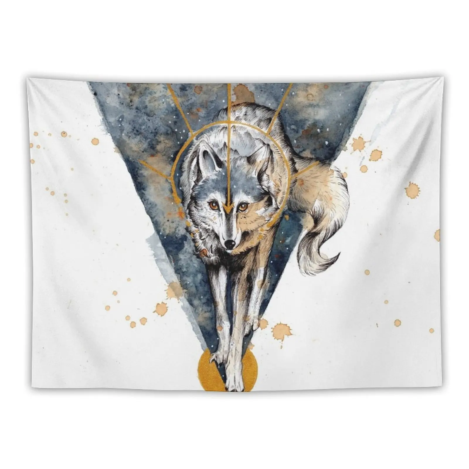 

Lunar Wolf Tapestry Aesthetic Home Decor Wall Decoration Items Aesthetic Room Decors Tapestry
