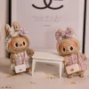 17cm Labubu Doll Clothes Advanced luxury design Heartbeat Macaron labubu clothes designer labubu senior fashion brand clothing 4