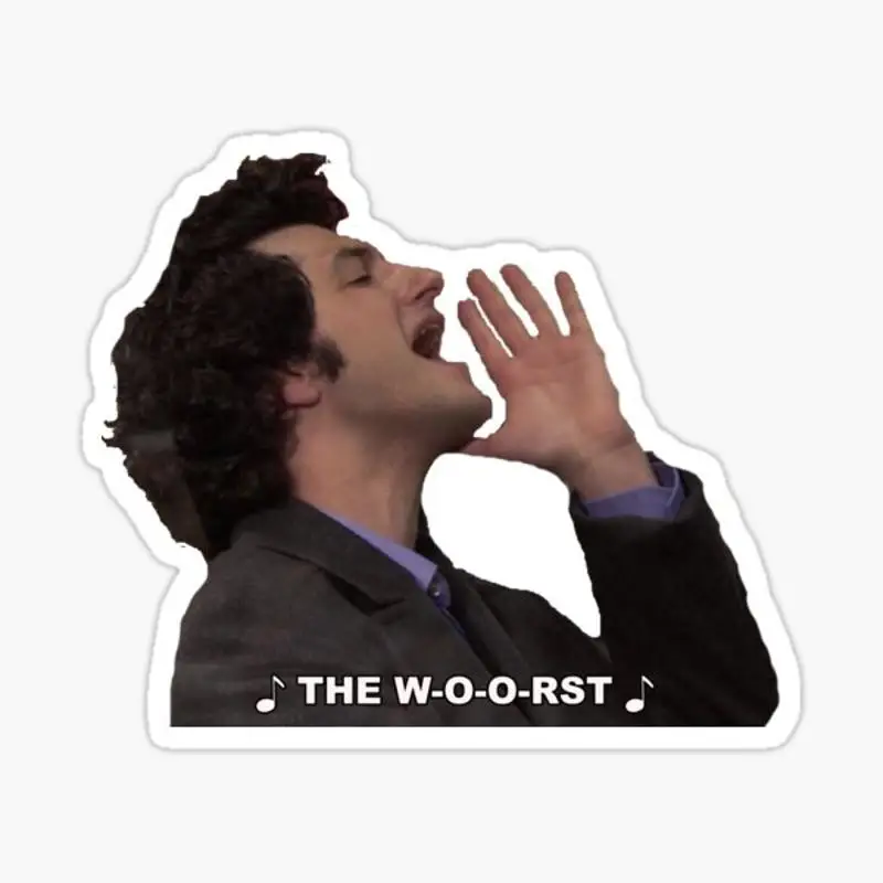 

the worst Sticker for Laptop Decor Bedroom Car Cute Cartoon Art Fashionable Public Suitcase