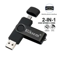 Bliksem OTG Flash Drive 32GB 64GB High Speed USB2.0 for PC Mobile Phone USB Metal Mini Pen Drive 32GB USB Flash Drive 64GB 1