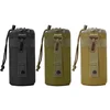 Outdoor Molle Water Bottle Bag Rack Camping Hiking Bicycle Bottle Bag Pulling Rope Multi functional Bottle Bag 1