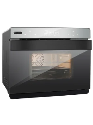 Description Picture 2 of item488GB Grande 40 Quart Capacity Counter-Top Multi-Function Convection Steam Oven, Black Stainless Steel