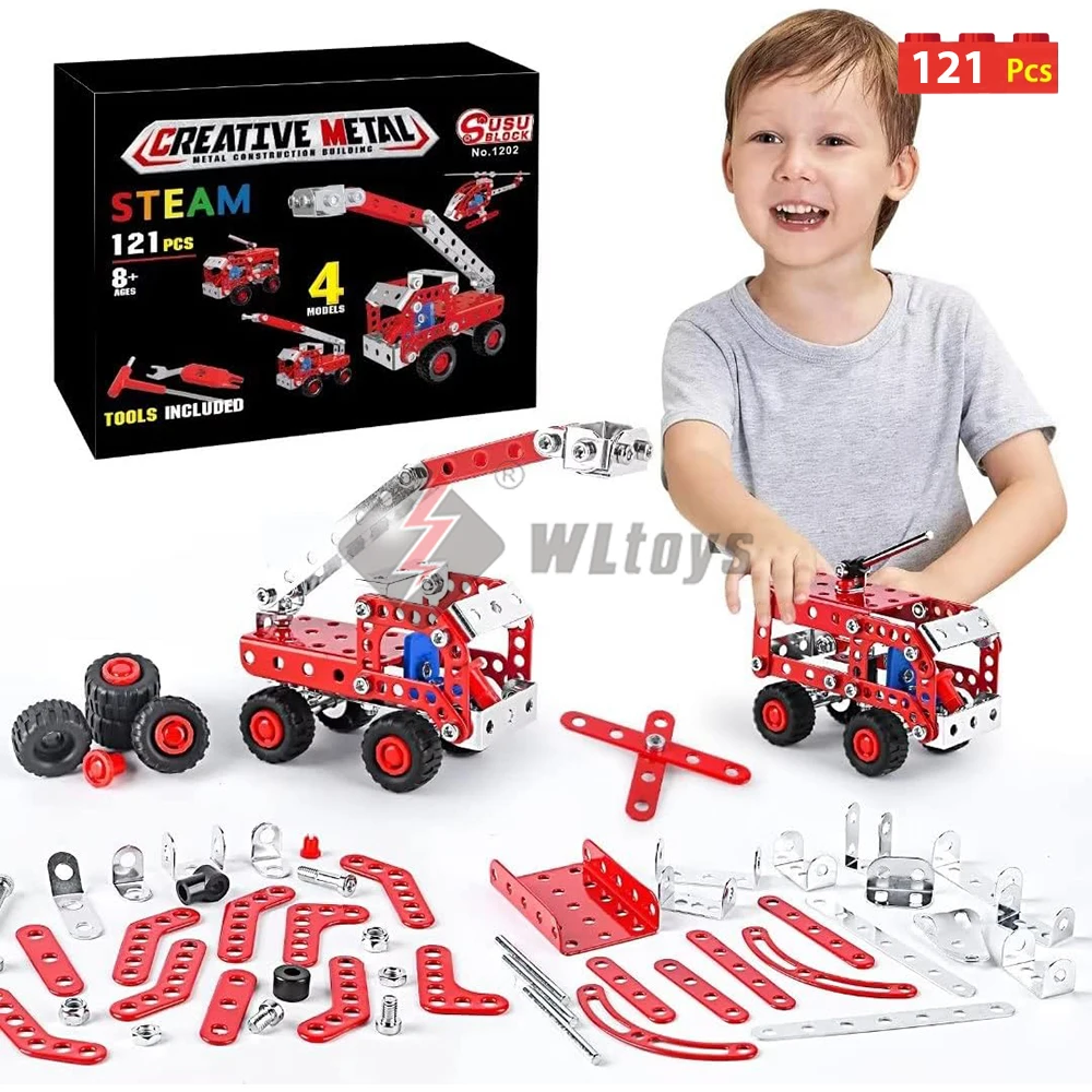 Metal Building Toys For Kids Educational Model Kit