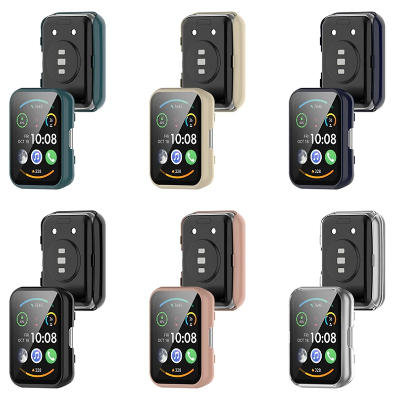 Premium TPU Bumper All-Around Screen Protector for Huawei Watch Fit Series