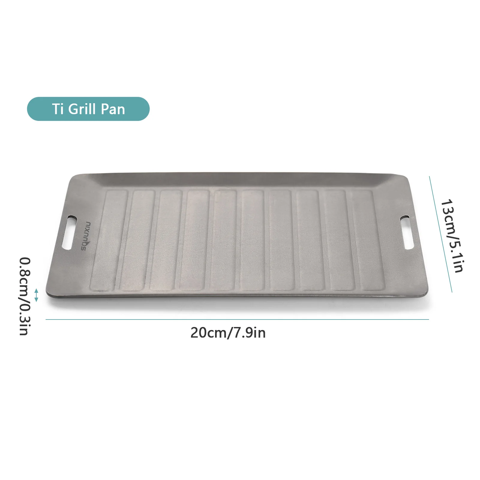 Camping Grill Pan & Tongs Set 3