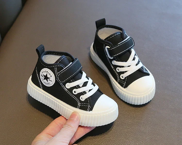 Kinder Canvas Sneaker Jungen Mädchen Weiche Sohle Bequeme Schuhe_voghion.com