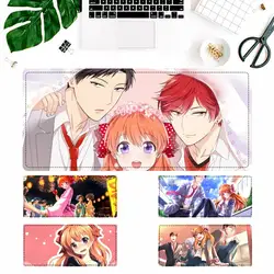 Nozaki kun – grand tapis de souris mensuel pour filles, accessoire de jeu, pour ordinateur de bureau, Overwatch 