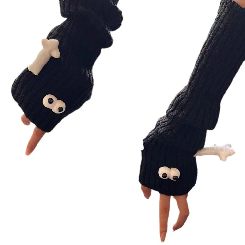 Cotton Hand Stockings Stylish Elastic Solid Color Knit Long Socks Hand And Foot Dual Use Accessories Leg Warmers Winter