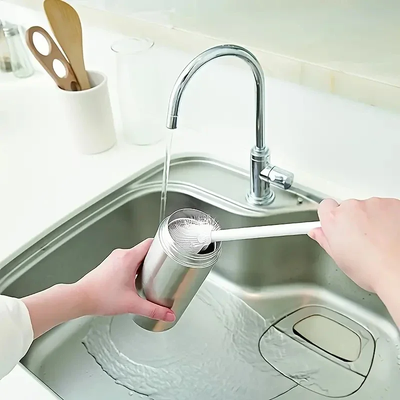 1PC Cup Brush Cleaning Long Handle Small Brush Mug Breaker Special Cleaning Crevice Glass Cup Bottle Brush Cleaning Tools_voghion.com