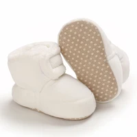 Winter Boots Baby Boy Girl Booties Snow Soft-sole Anti-slip Warm Flat Infant First Walker Baby Crib Shoes Corduroy boots 0-18M 2
