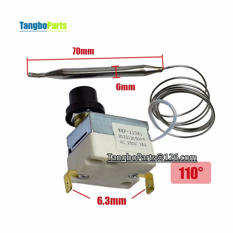 Description Picture 4 of itemElectric Fryer Oven Electric Pancake Temperature Control 110° 130° 230° 240° 250° 280° Temperature Limit Protector Thermostat