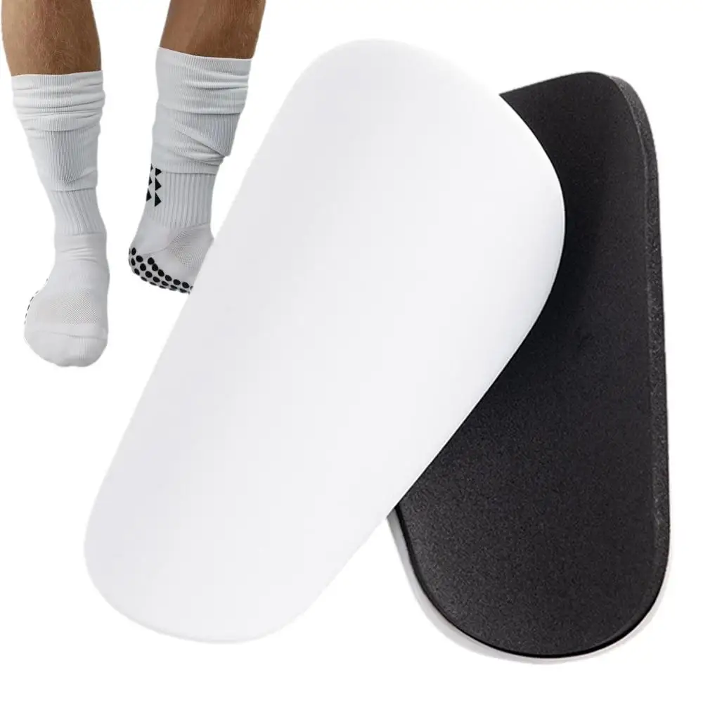 2 Paires De Mini Protège-tibias Pour Enfants Football - Taille 8x5 Cm, En PP/EVA/silicone, Avec Supports Adhésifs, Légers Et Protecteurs - 6
