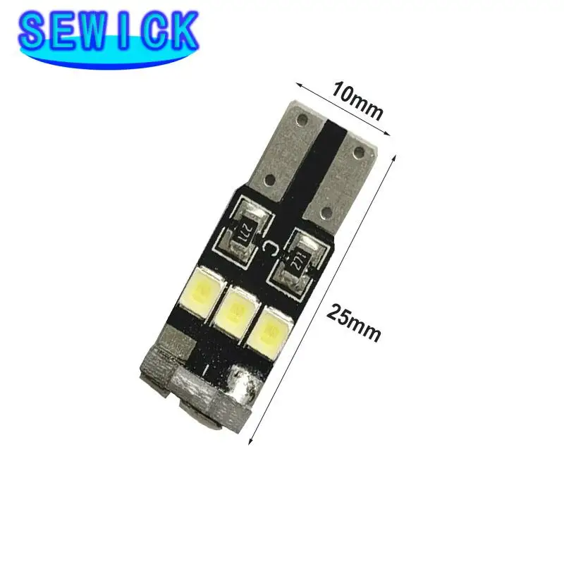 300Pcs 194 168 501 Canbus T10 LED Car Light Bulbs 2835 9Smd Maker Lights Auto Reading /Door/Wedge Lamp White DC12V | Автомобили и