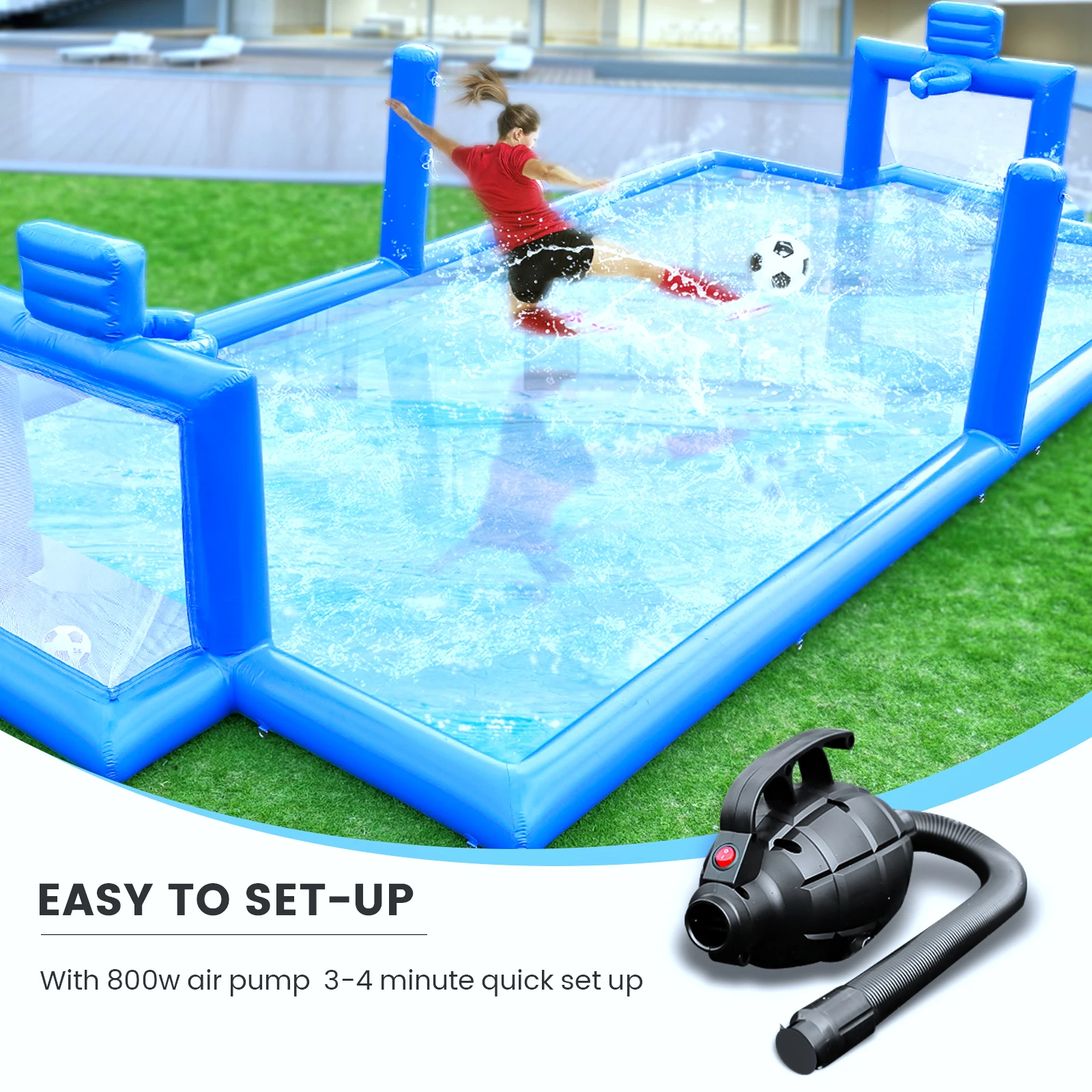 33FT Outdoor Inflatable Volleyball Court 2