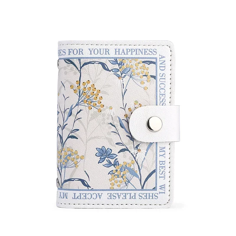 Multiple Card Slots Credit Bank ID Card Holder Bag Organizer Badge Business Bus Storage Case Money Bill Wallet 10.5*7.5*2cm
