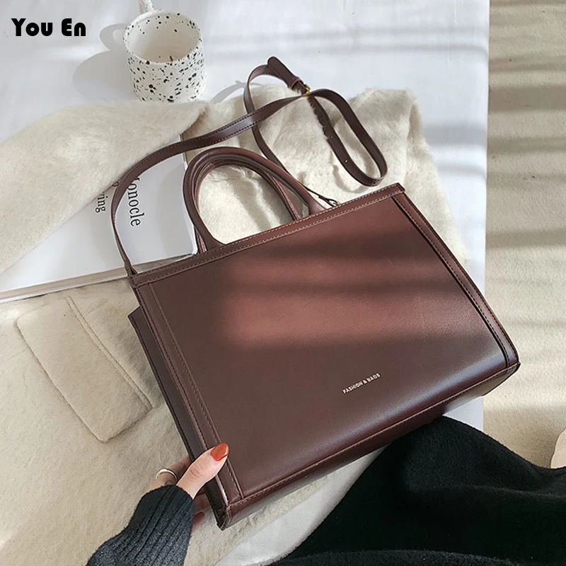 

New handbag women fashionable high-end texture retro large capacity commuting bag popular versatile tote shoulder bag
