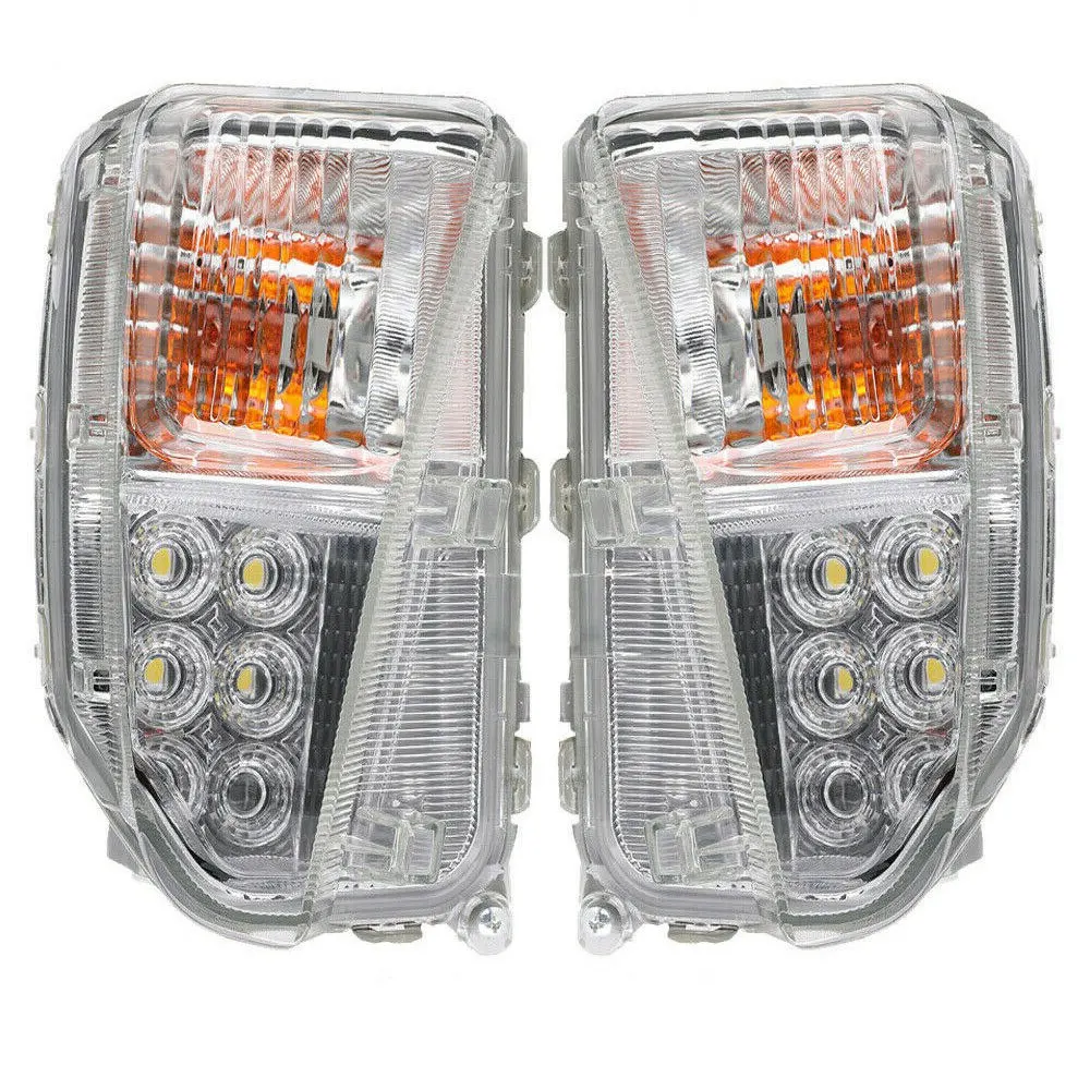 

Car LED Front Bumper Fog Lights Driving Light Daytime Running Light Foglamp Assembly for Toyota Prius ZVW30 2012-2015