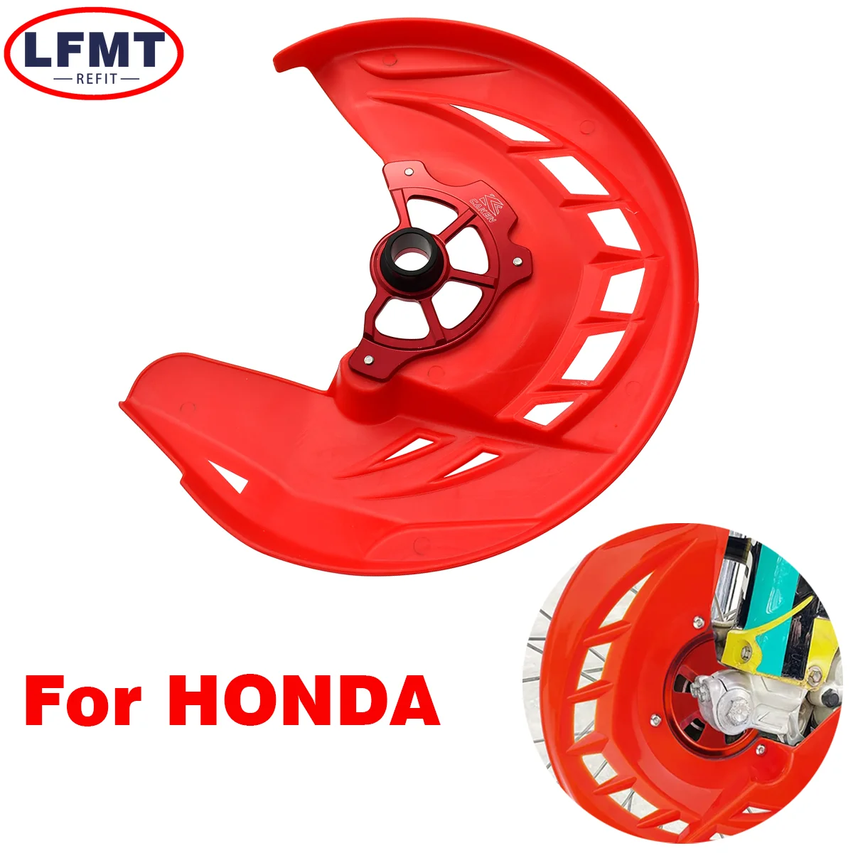 

Motorcycle Front Brake Disc Rotor Protector Cover Guard For Honda CR125R 250R CRF250R 250X 450X 450R 2004-2020 CRF250RX CRF450RX
