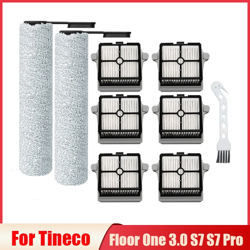 Hepa Filter Soft Roller Brush Per Tineco Floor One 3.0 S7 S7 Pro 2.0 Pro Led Aspirapolvere Portatile Wet Dry Wash Sostituzione