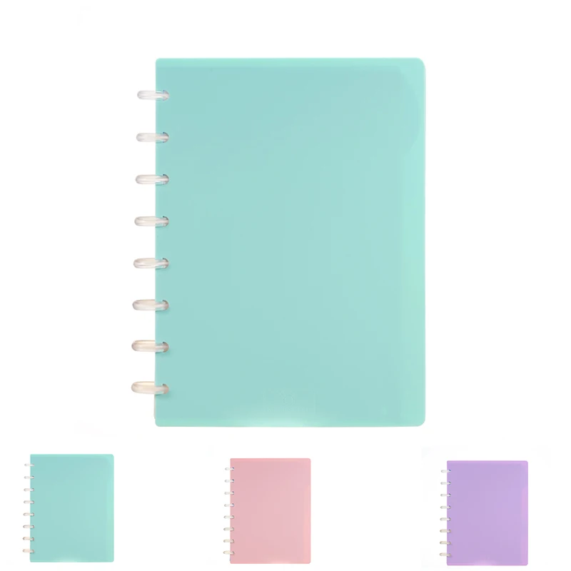 A5 Mushroom Hole Disc Notebook Loose-leaf Notebook Planner Loose-leaf Paper Diary A5 Ring Planner Jornal Book Agenda