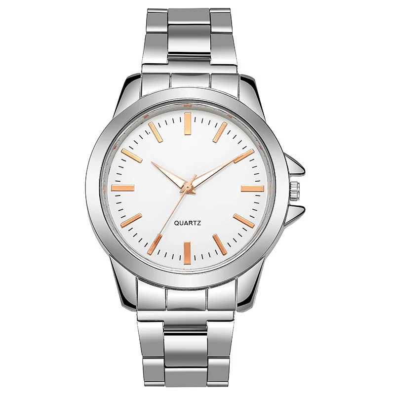 YIKAZE Men Women Quartz Watches Stainless Steel Wristwatch Calendar Date Waterproof Clock Luxury Womens  Mechnaical Couple Watch