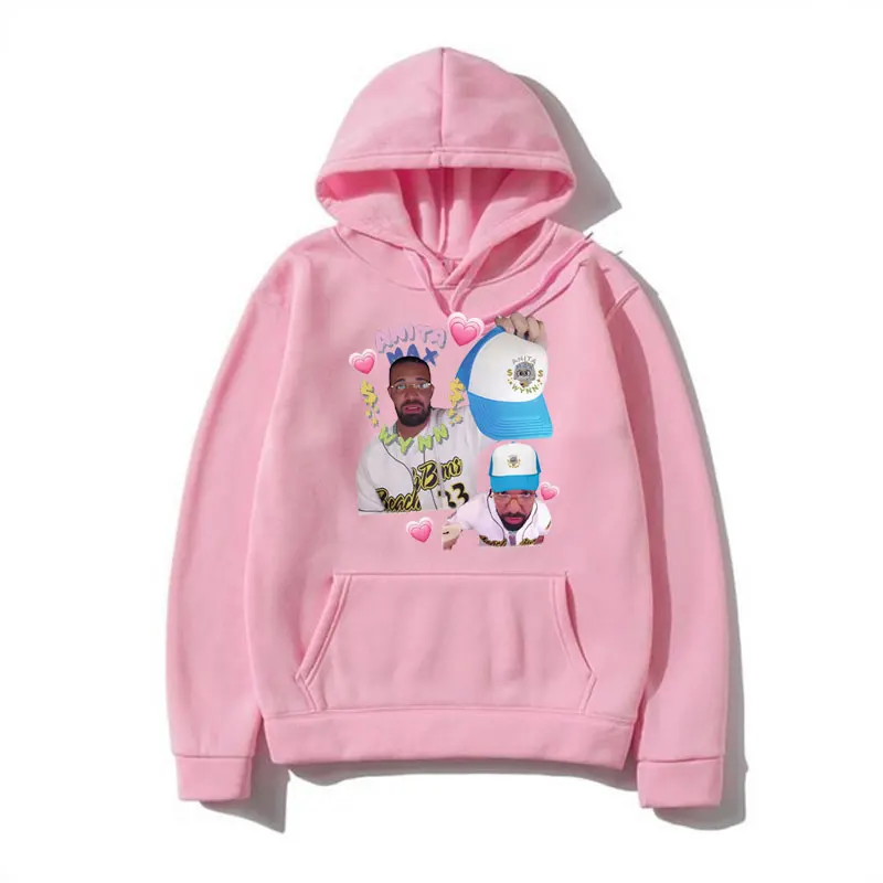 Rapper Anita Max Wynn Love Print Hoodies Male Fashion Vintage Sweatshirts Men Women Autumn Winter Oversized Long Sleeve Hooded