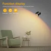 Led Wall Lamp Touch Control Remote 360 Rotatable USB Recharge Wireless Portable Night Light For Bedroom Reading Lamp 3