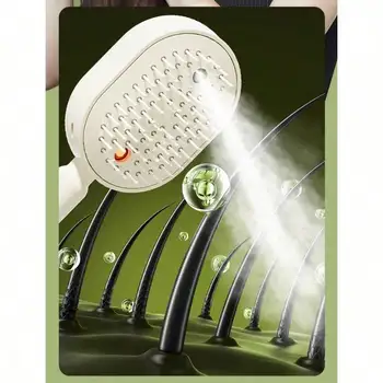 Electric spray airbag massage comb essential oil atomization care self-cleaning anti-static hair wrap smooth hair comb Massage comb, electric comb, scalp comb, red light comb, scalp electric massage comb, microcurrent infrared laser comb 5