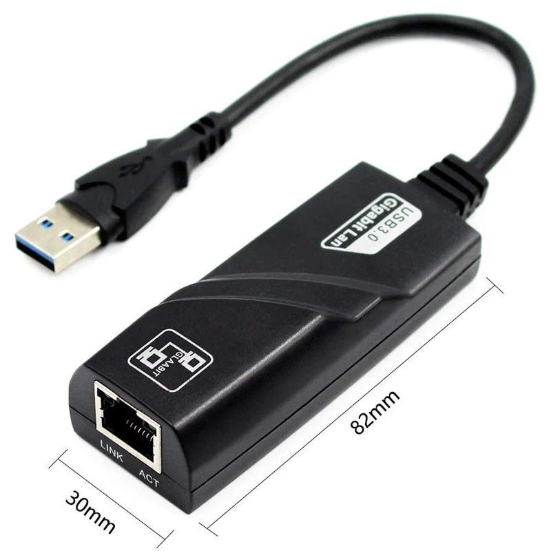 USB 3.0 ギガビットイーサネット 10/100/1000Mbps RJ45 ネットワーク