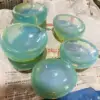 Polished Quartz Crystal Opal Bowl Carved Gemstone Craft Healing Reiki Home Decoration 5