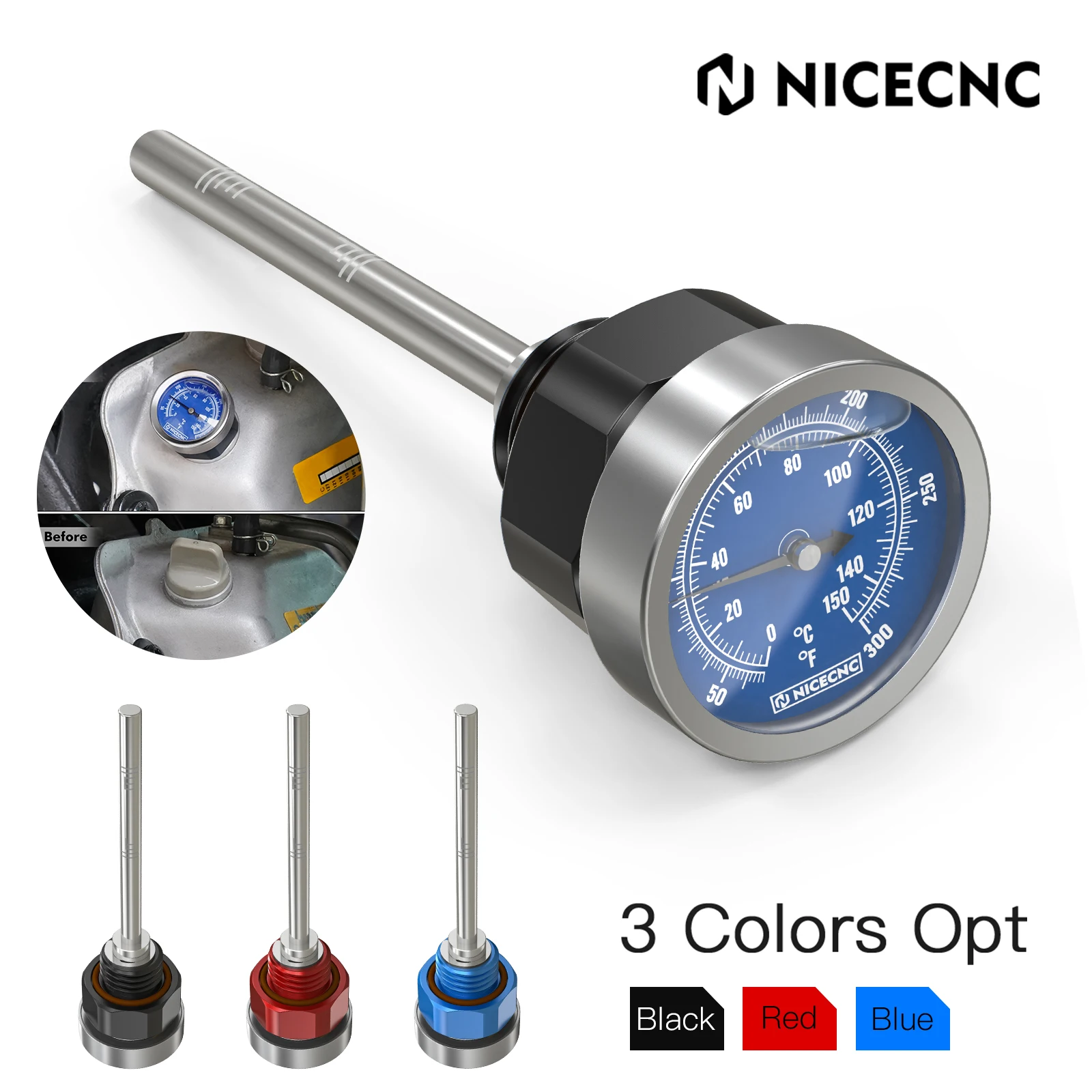 ForRaptor660ROilDipstickwTemperatureGauge20012005ForYamaha