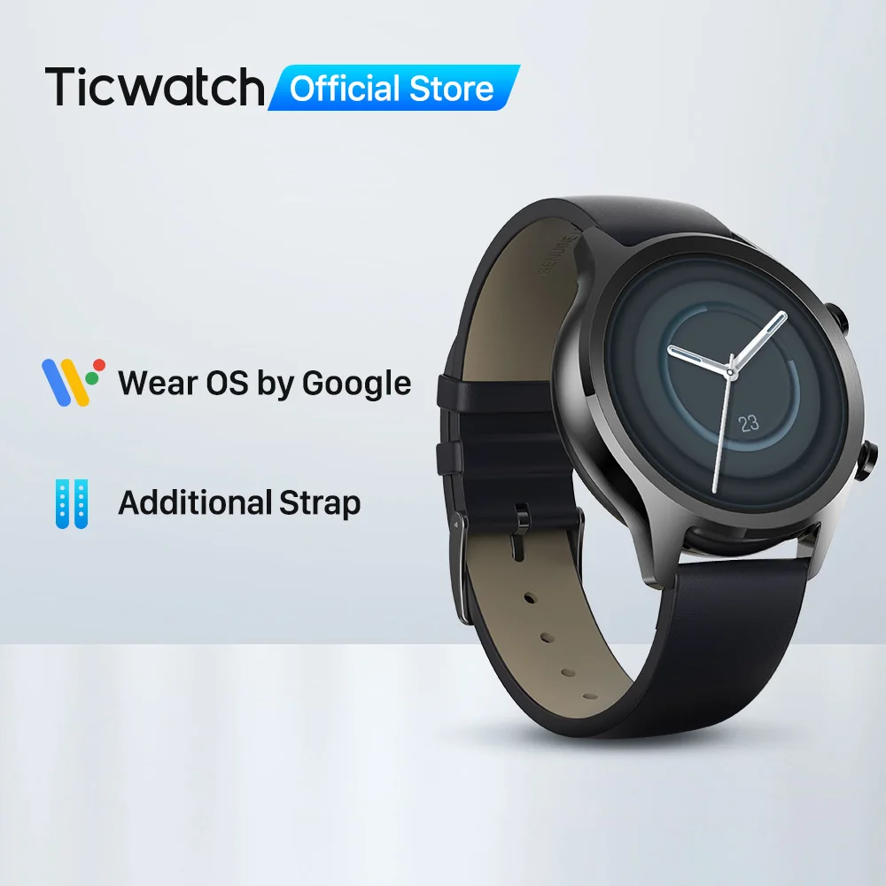 TicWatch C2 Plus Wear OS Smartwatch 1GB RAM Built in GPS Fitness Tracking IP68 Waterproof Watch NFC Google Pay Women's Watch|Smart Watches| - AliExpress