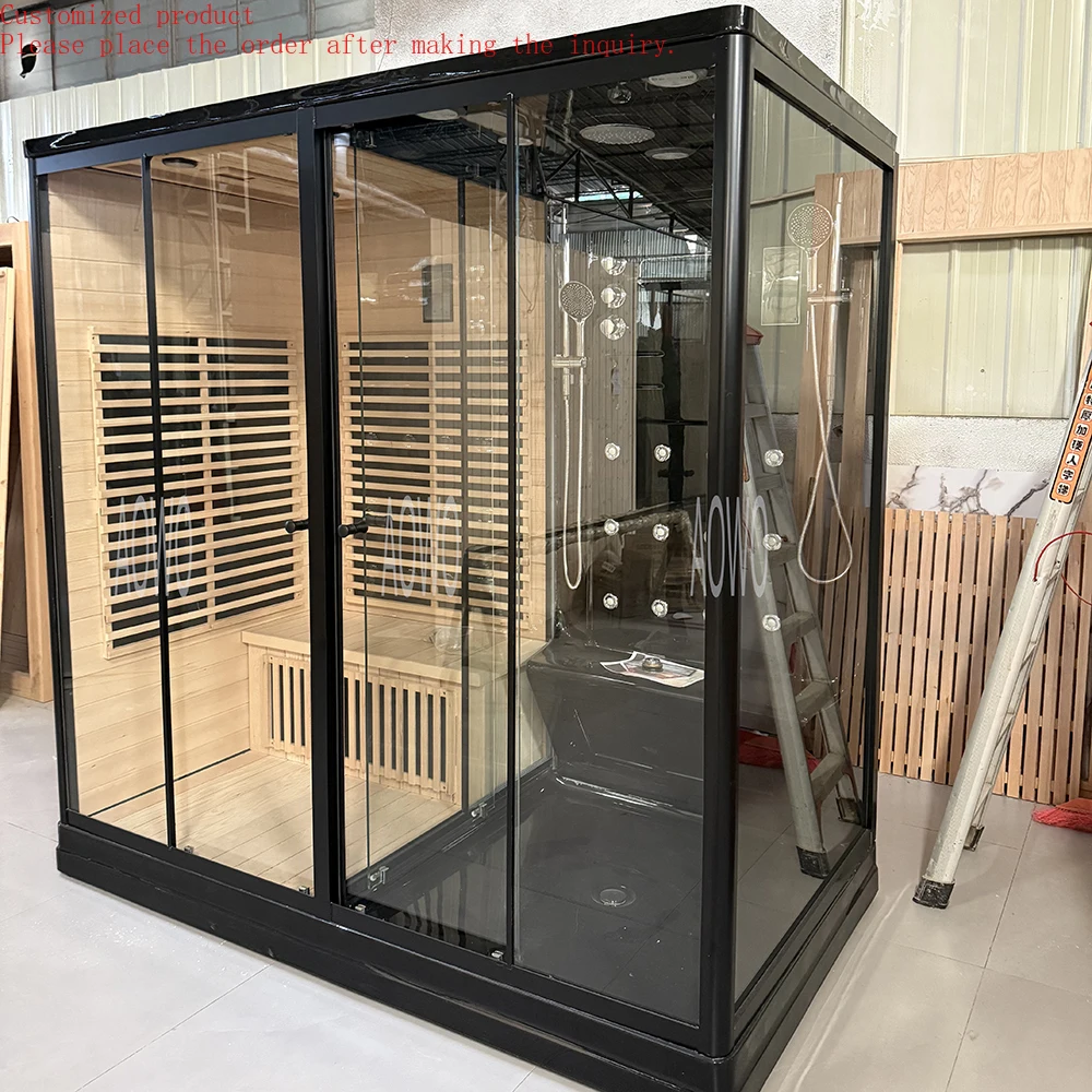 ห้องซาวน่าอินฟราเรดแบบแห้งในร่มและกลางแจ้ง ห้องสปาแห้ง ห้องอาบน้ำฮัมมัม ห้องอบไอน้ำแบบแห้ง ห้องซาวน่าอินฟราเรด 1