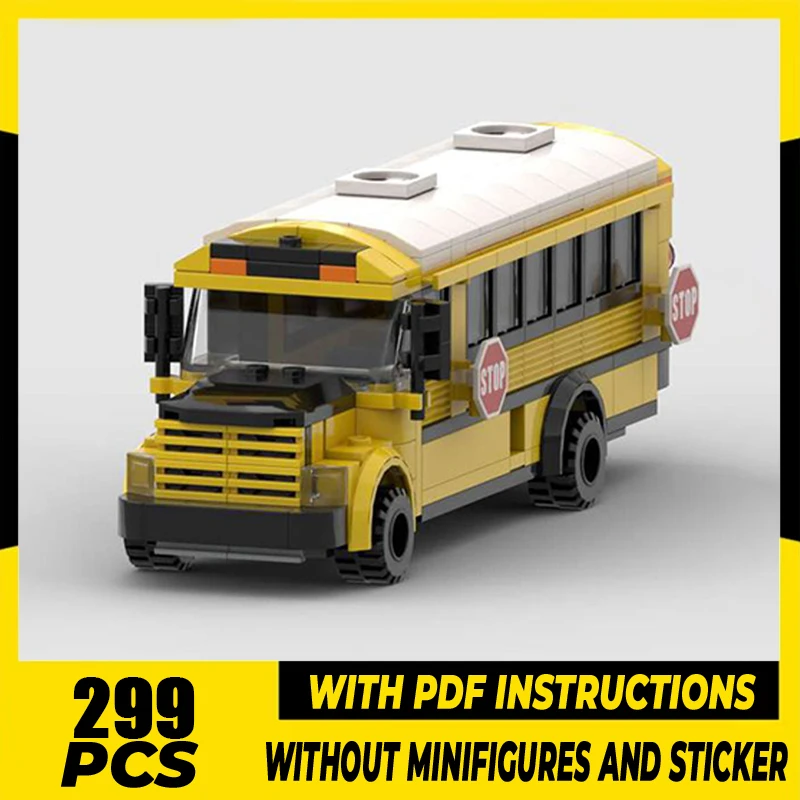 

Moc Building кирпичики город модель городского автомобиля, школьного автобуса, модульные блоки, подарок, Рождественская Игрушечная машина, наборы «сделай сам» в сборе