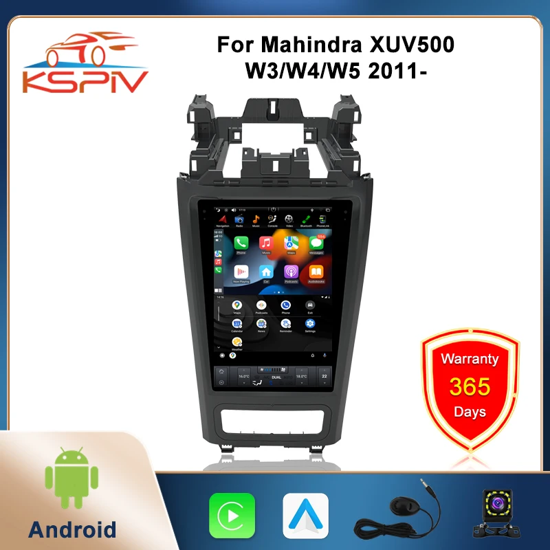 

Android 12.1inch Tesla Screen Car Radio for Mahindra XUV500 W3/W4/W5 2011-2016 GPS Navigation Multimedia Video Player FM Stereo