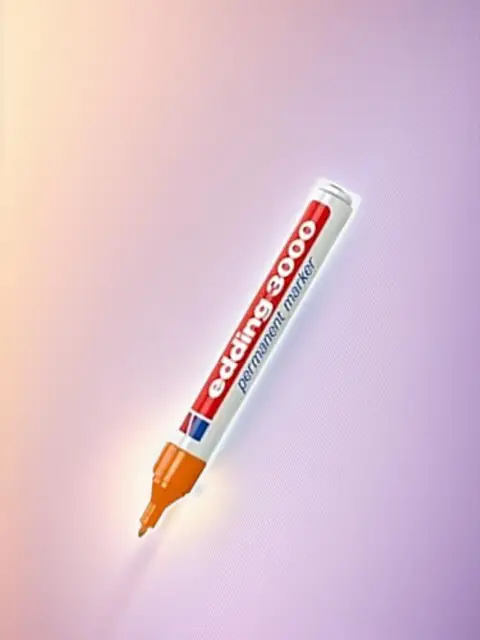 permanent marker Edding 3000 - Orange 1pcs