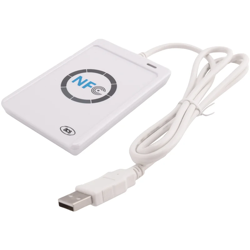 B24B NFC 리더 ACR122U USB 비접촉식 스마트 IC 카드 작성기 및 리더 스마트 RFID 복사기 복사기 UID 변경 가능 태그 카드