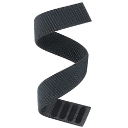 Nylon Hook - and - Loop Strap for Smartwatch - 26mm, 22mm, 20mm (Gray)