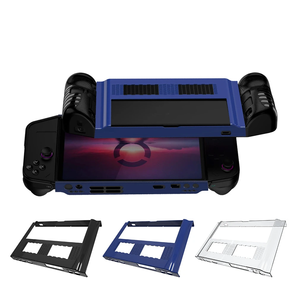 Custodia Protettiva Per Pc Per Monitor Per Console Di Gioco Lenovo Legion Go Blu Nero Trasparente
